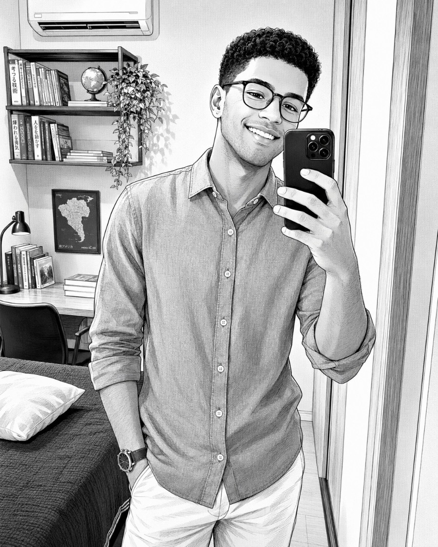Resultado masculino em ESTILO MANGA